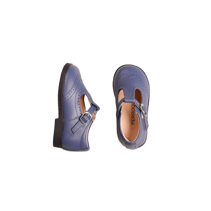 shoes wingtip baby t strap with thick sole