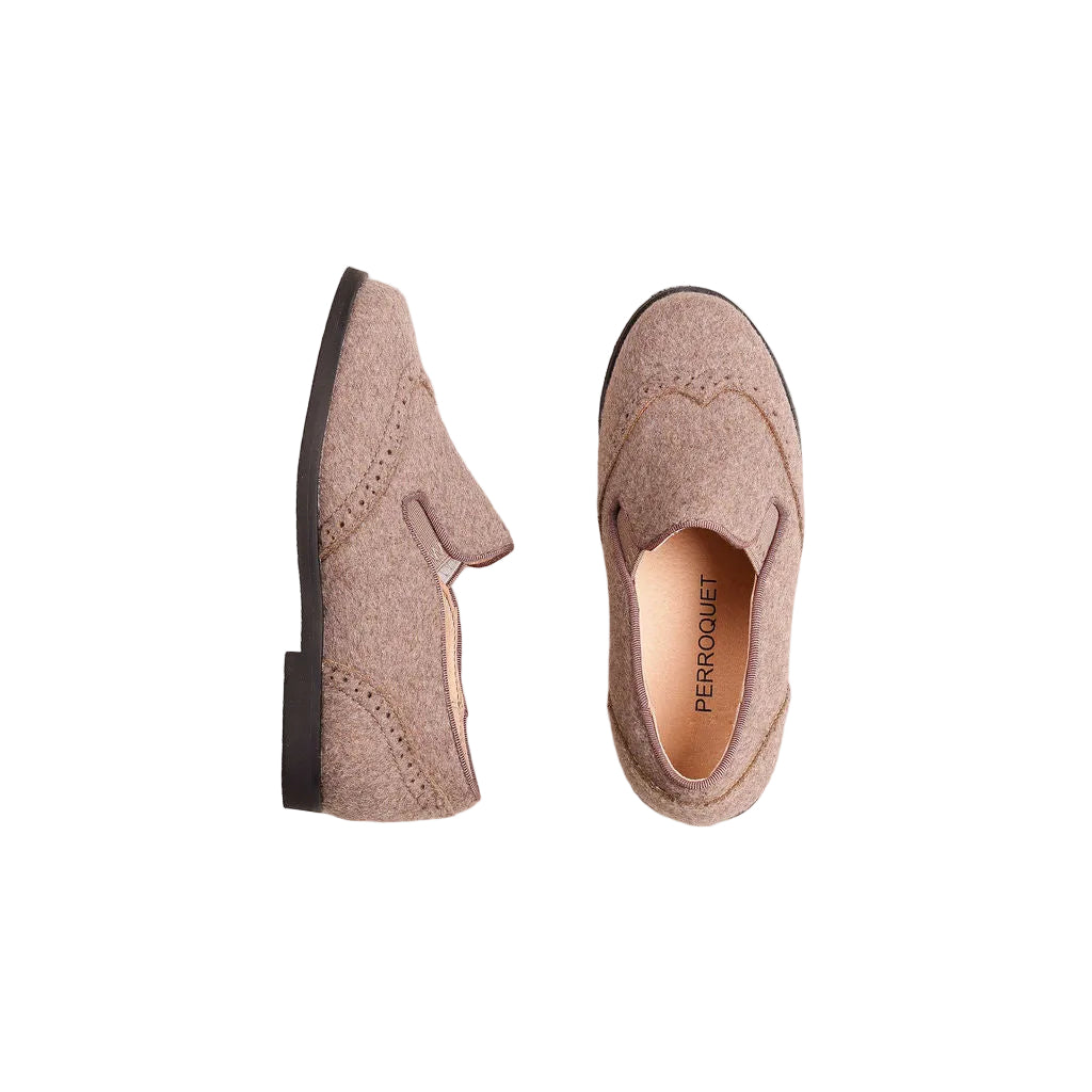 shoes smoking with wingtip and thick sole
