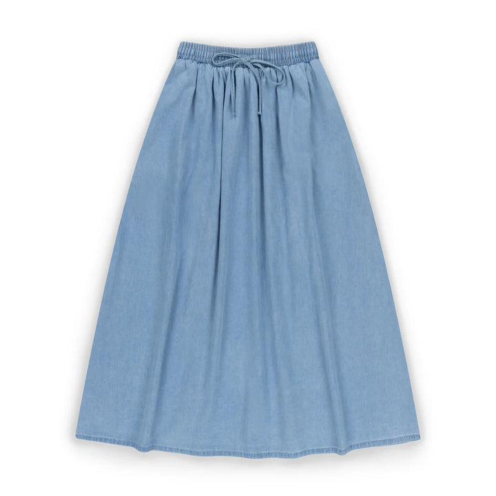 skirt maxi - chambray