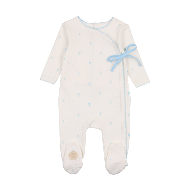 footie balloon wrap - ivory