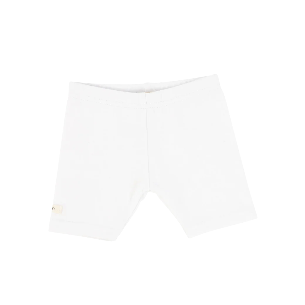 leggings biker shorts - white