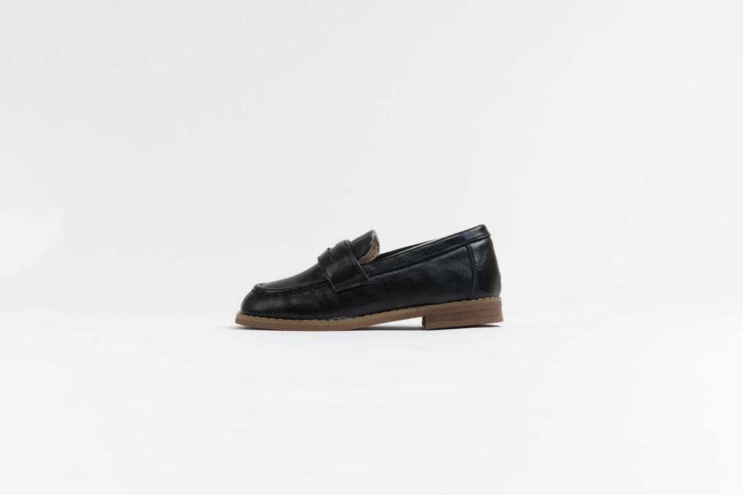 shoes penny loafer - black