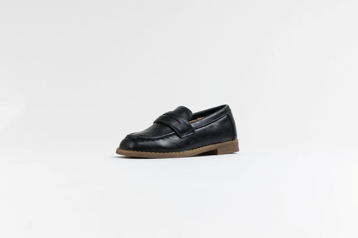 shoes penny loafer - black