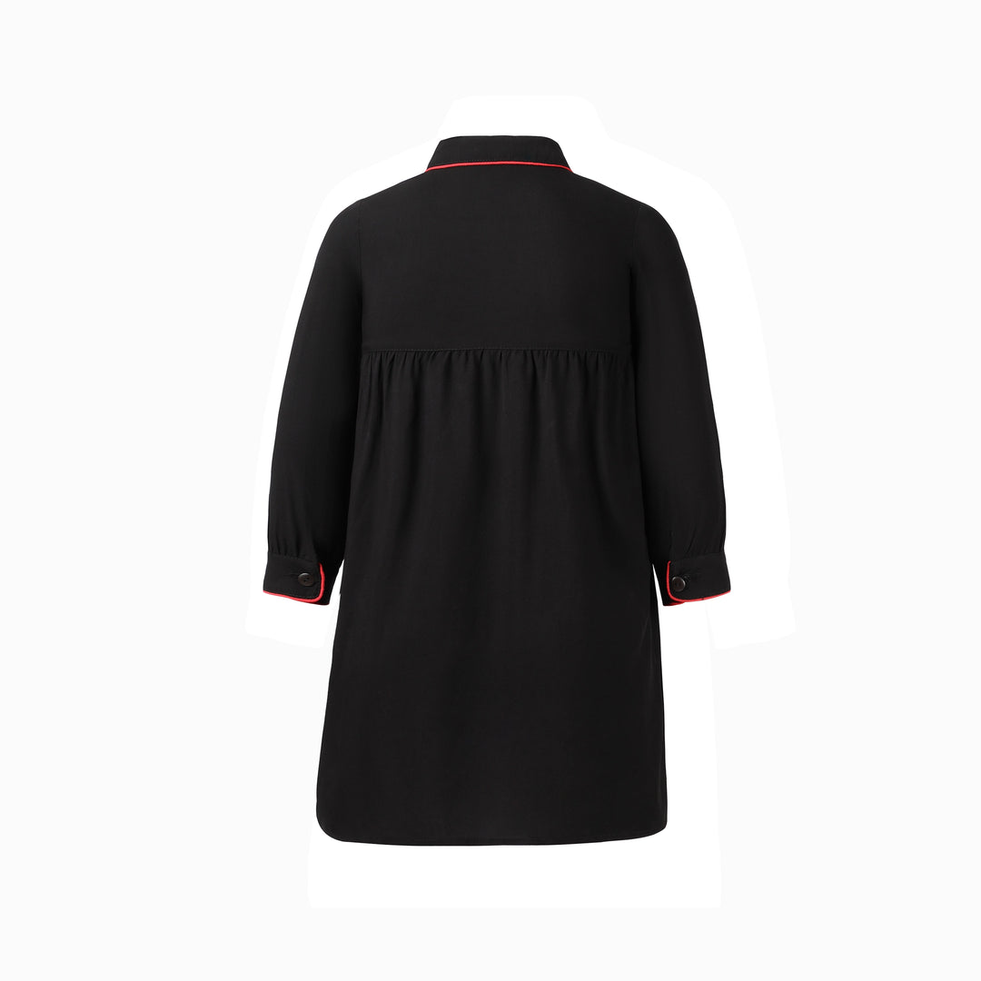 dress shirt style - black