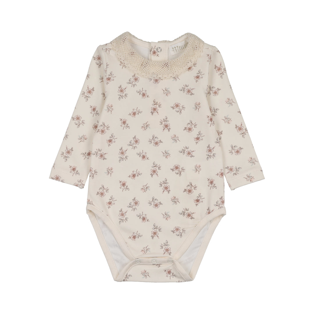 onesie floral blossom - rose