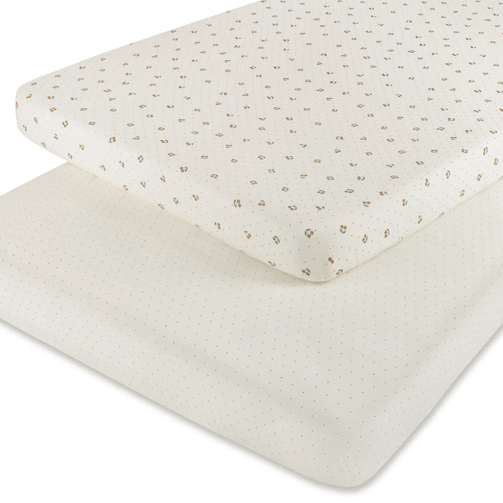 crib sheet yellow cherry crib - white