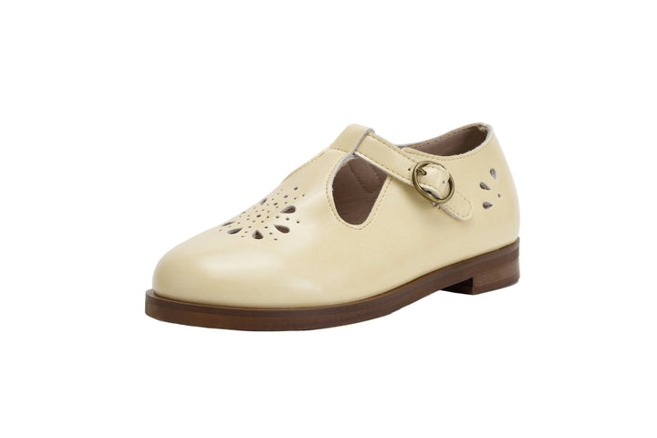 shoes brogue t straps - butter