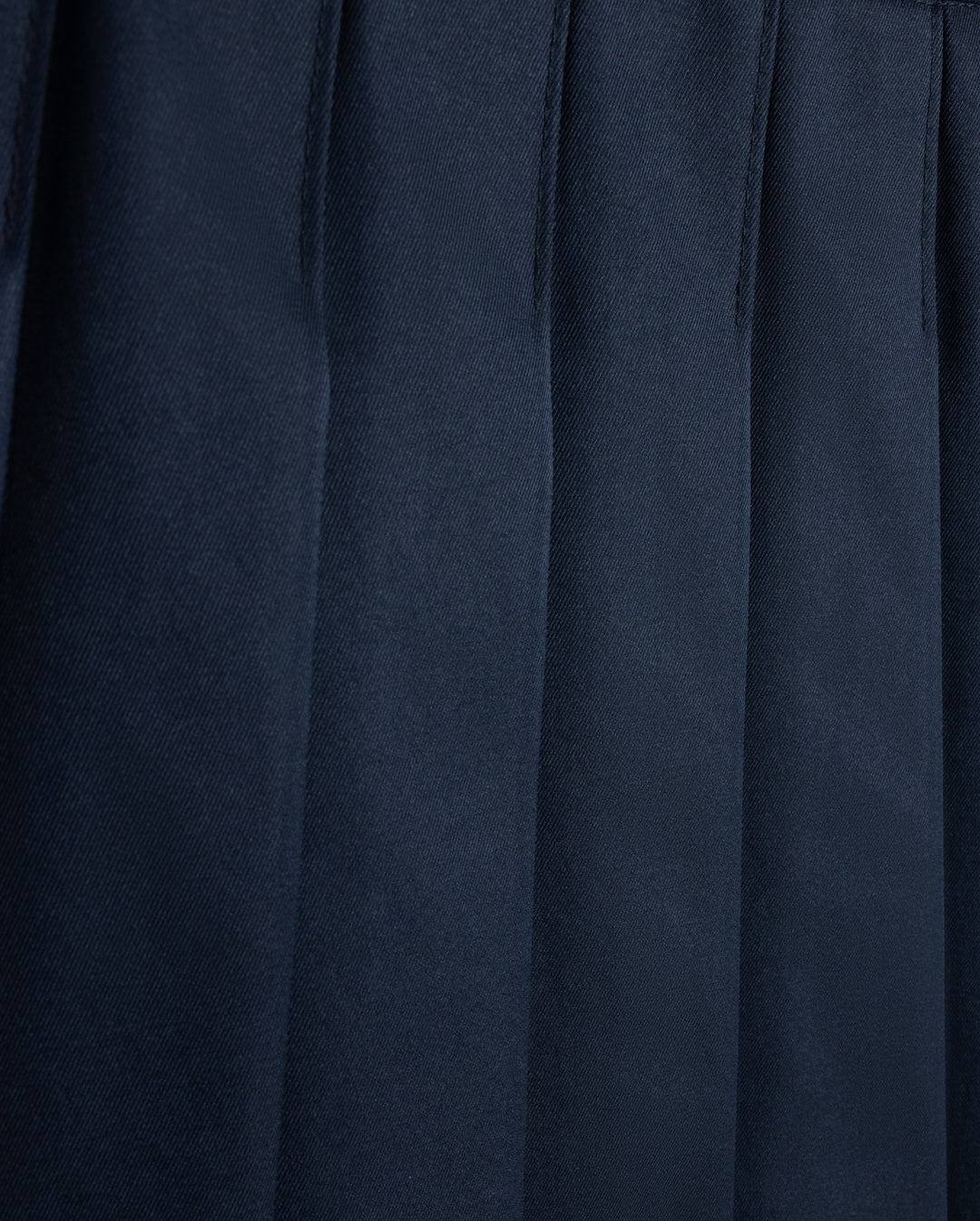 skirt pleated - navy