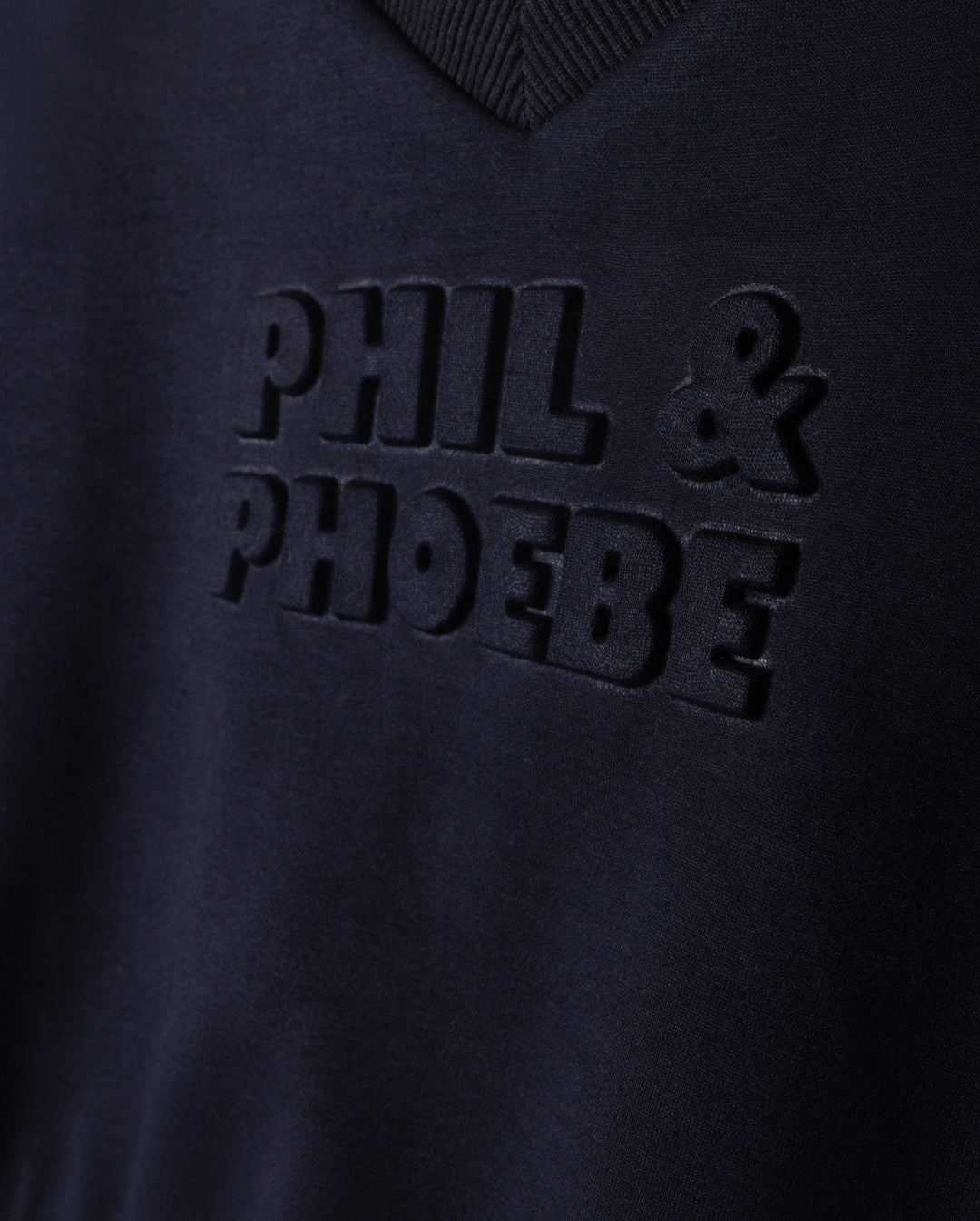 vest scuba with embossed logo - navy