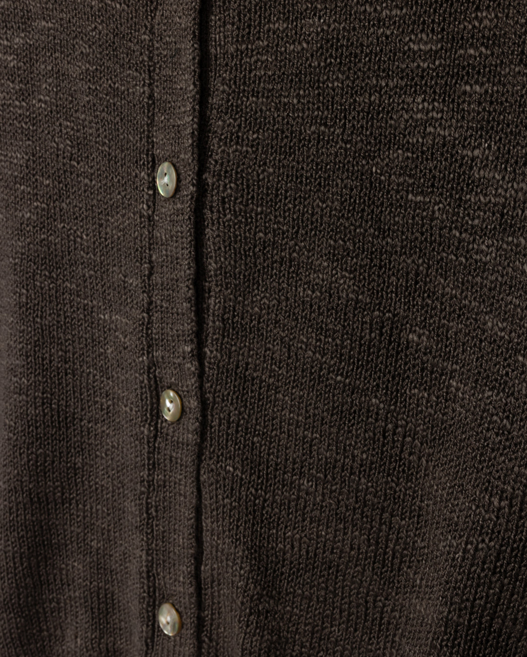 top l/s knit cardigan - olive