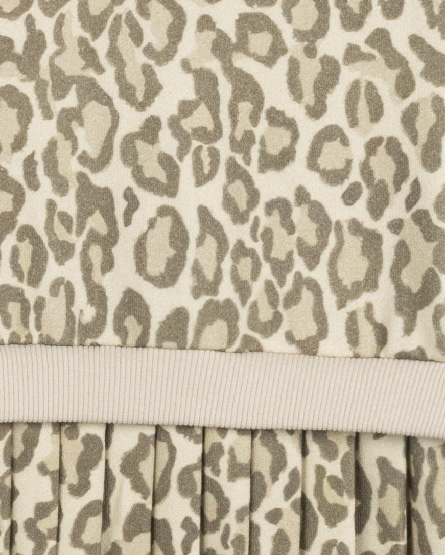 dress leopard print sweatshirt - multi