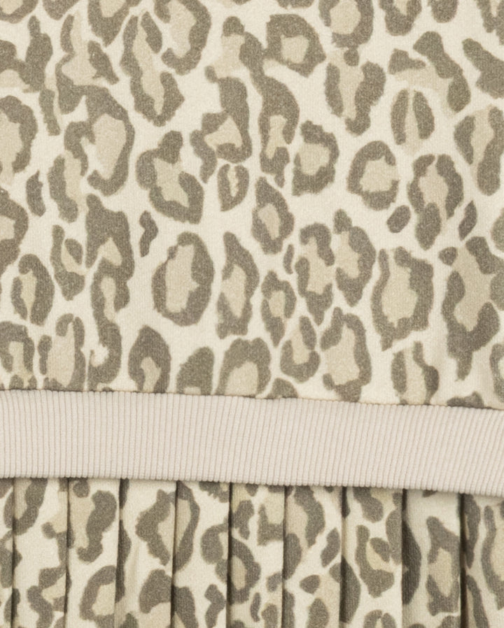 dress leopard print sweatshirt - multi