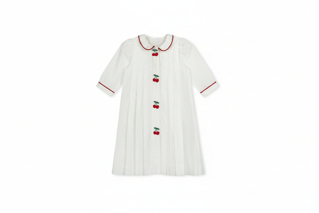 cherry embroidered dress EXCLUSIVE