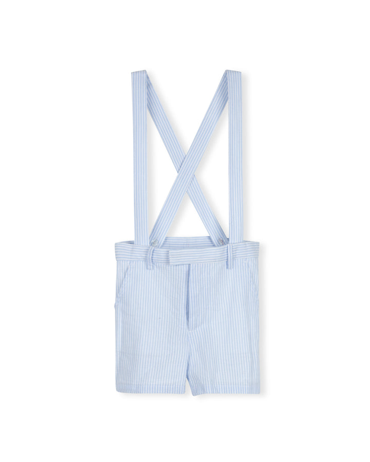 shorts pinstriped suspender - stripe