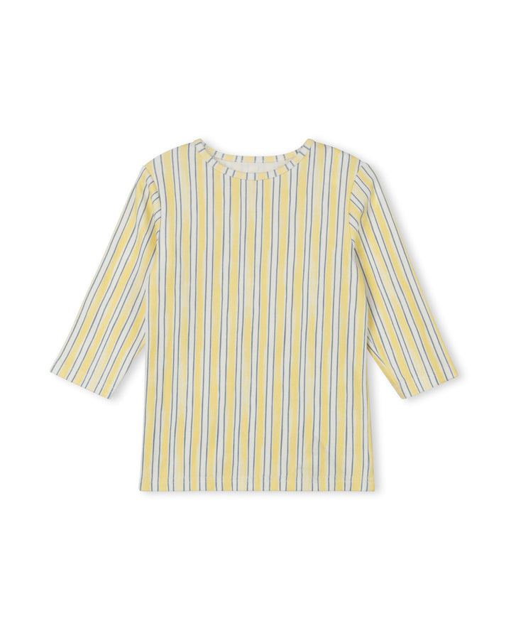 shell striped - yellow