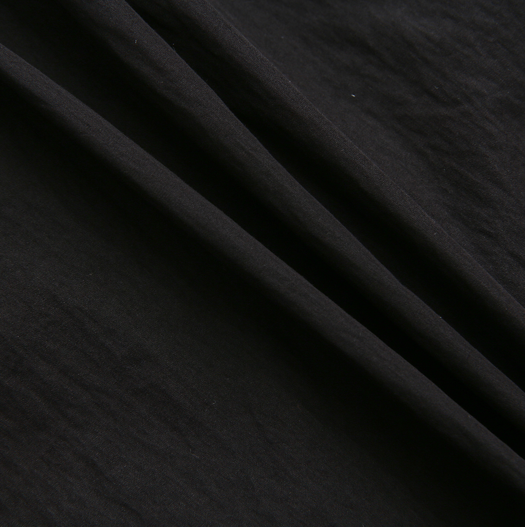 dress tafetta bubble hem bow jumper - black