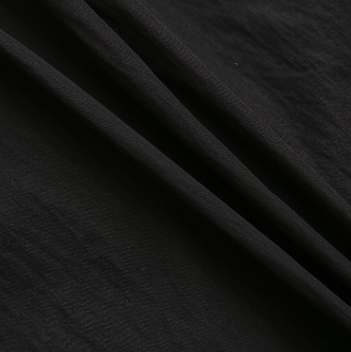 dress tafetta bubble hem bow jumper - black