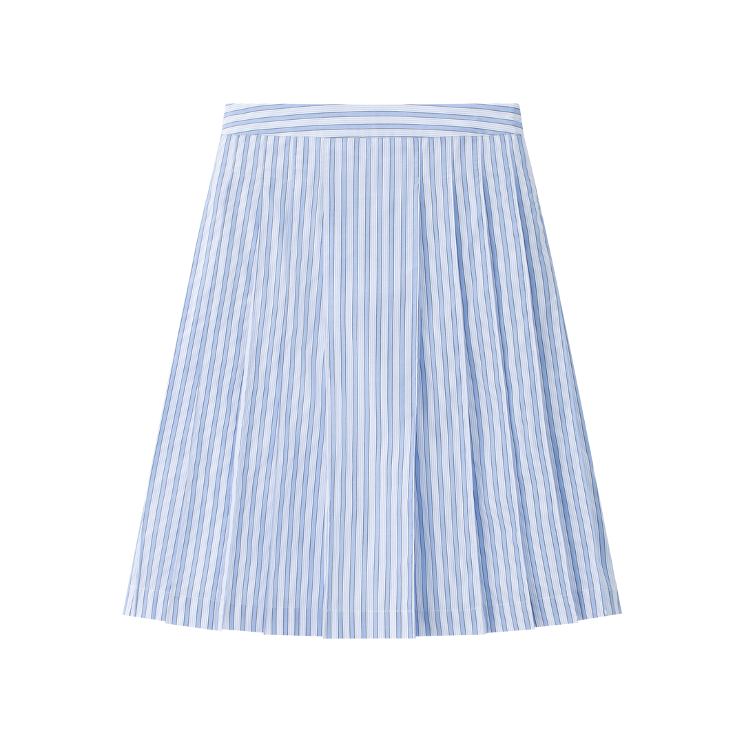 skirt pleated striped - striped