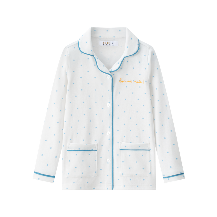 pajamas polka dot - blue