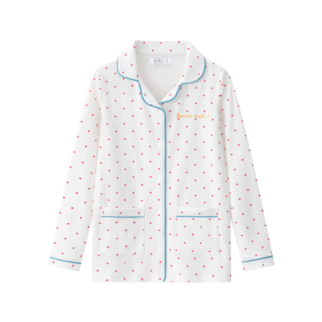 pajamas polka dot - pink