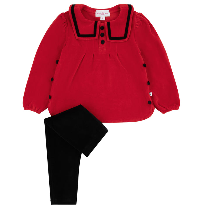 set outfit captain cozy - pink