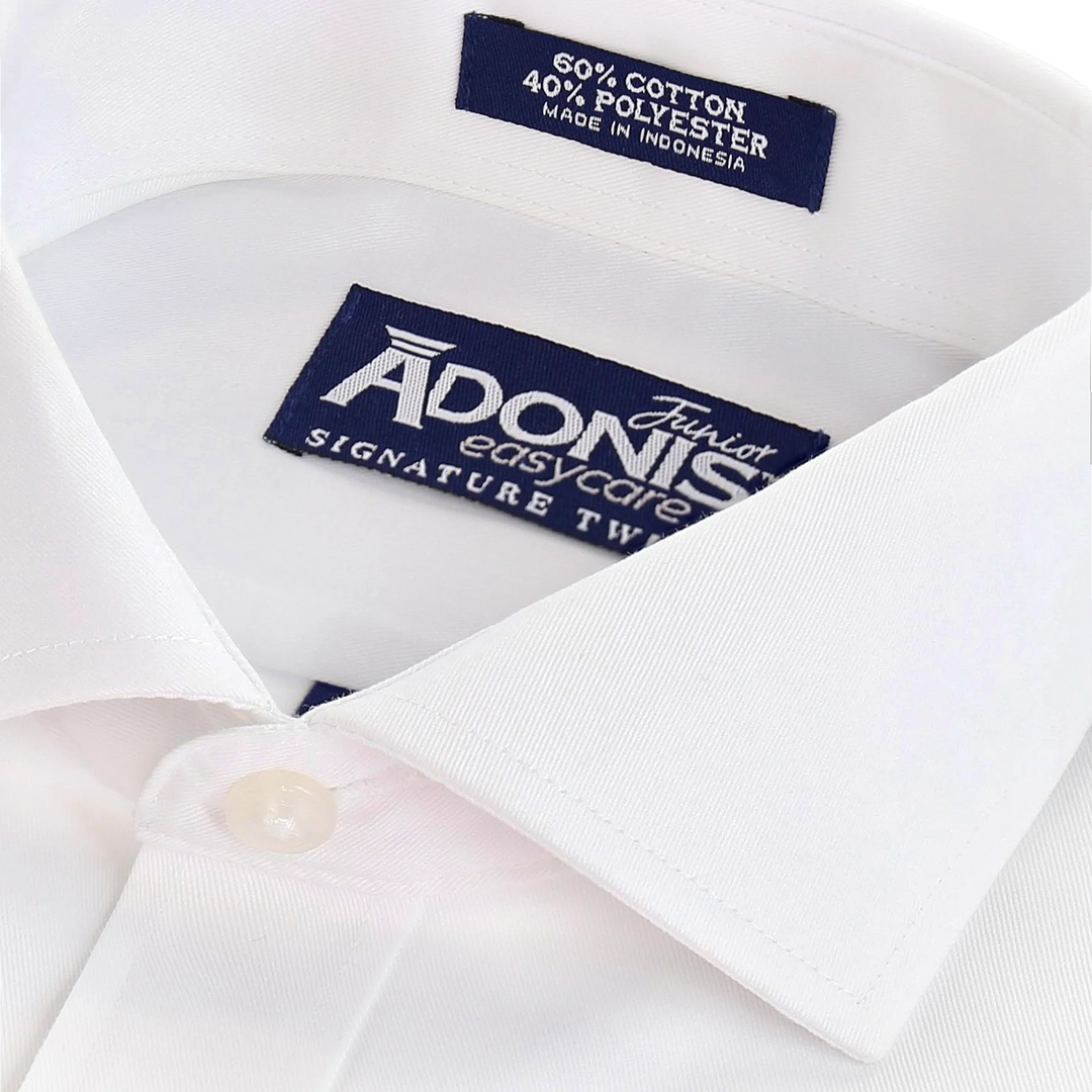 shirt l/s poly cotton reg cuff regular fit - signature twill