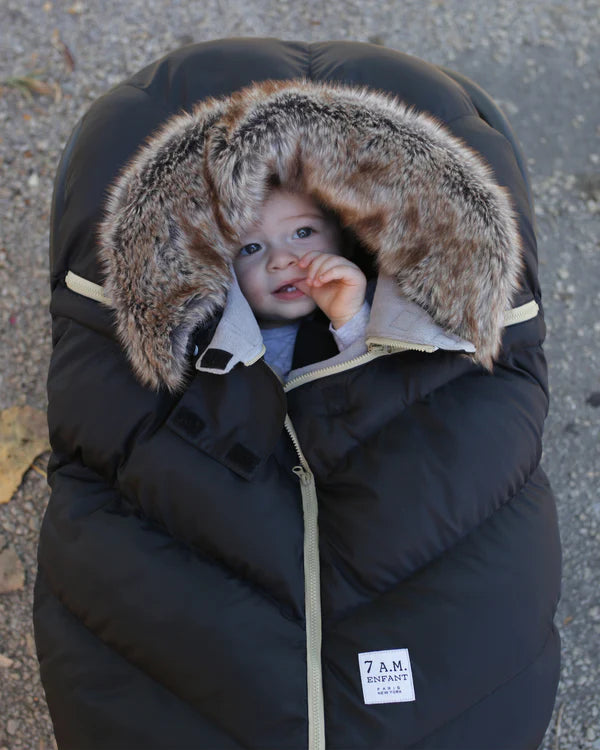 car seat cocon - tundra-blk faux fur