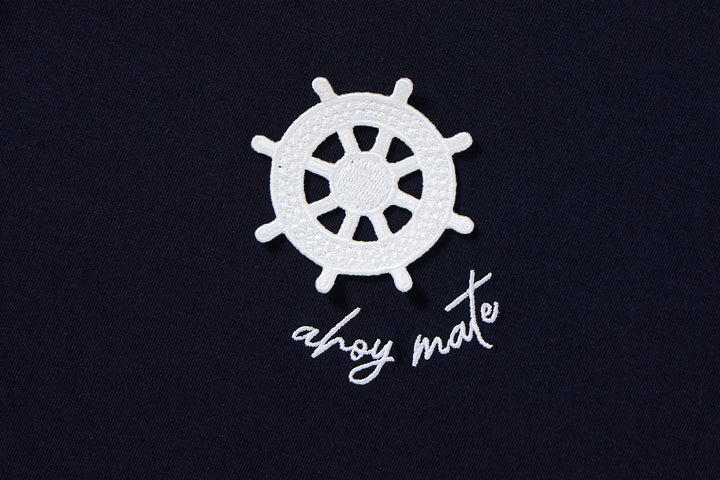 tee s/s ahoy mate - navy