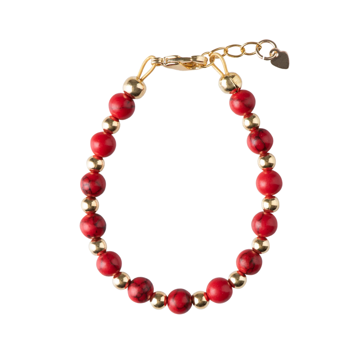 bracelet bead pattern - red