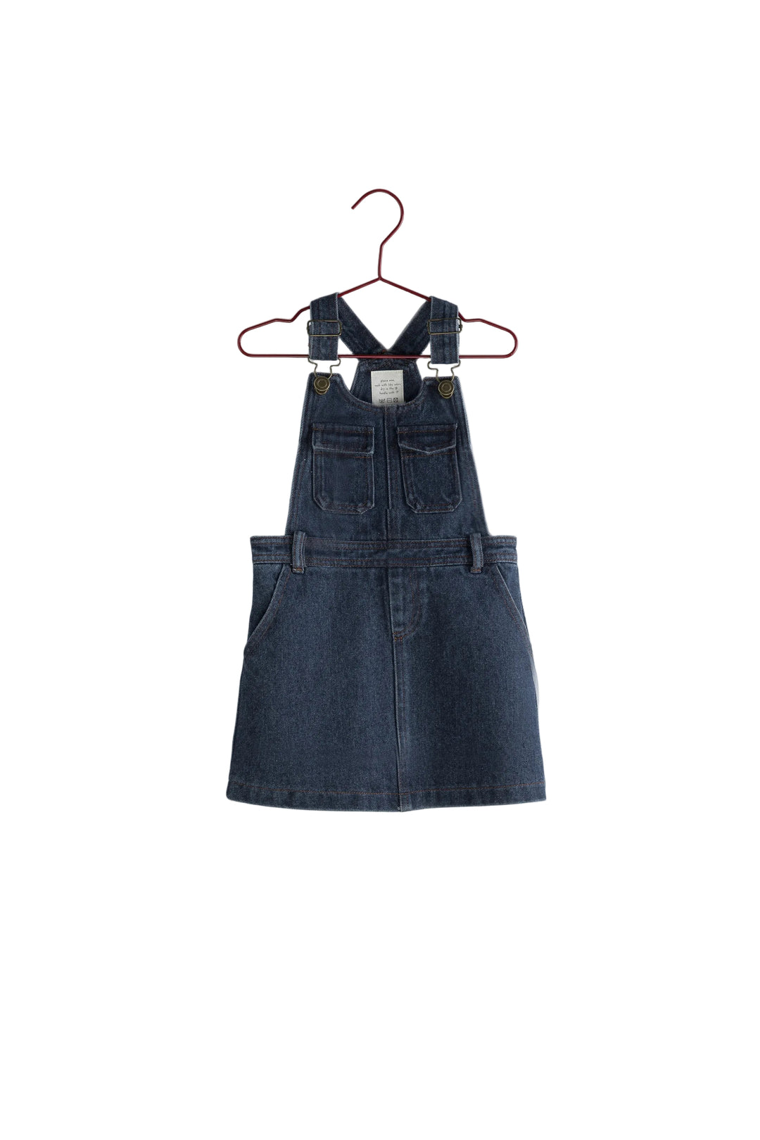 dress denim cargo jumper - denim blue