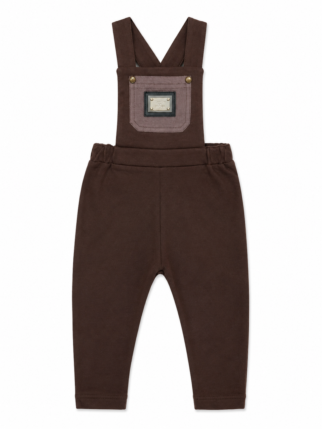 one piece chino pocket romper - mocha