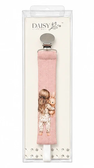 pacifier clip pointelle - doll