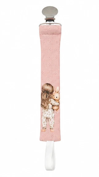 pacifier clip pointelle - doll