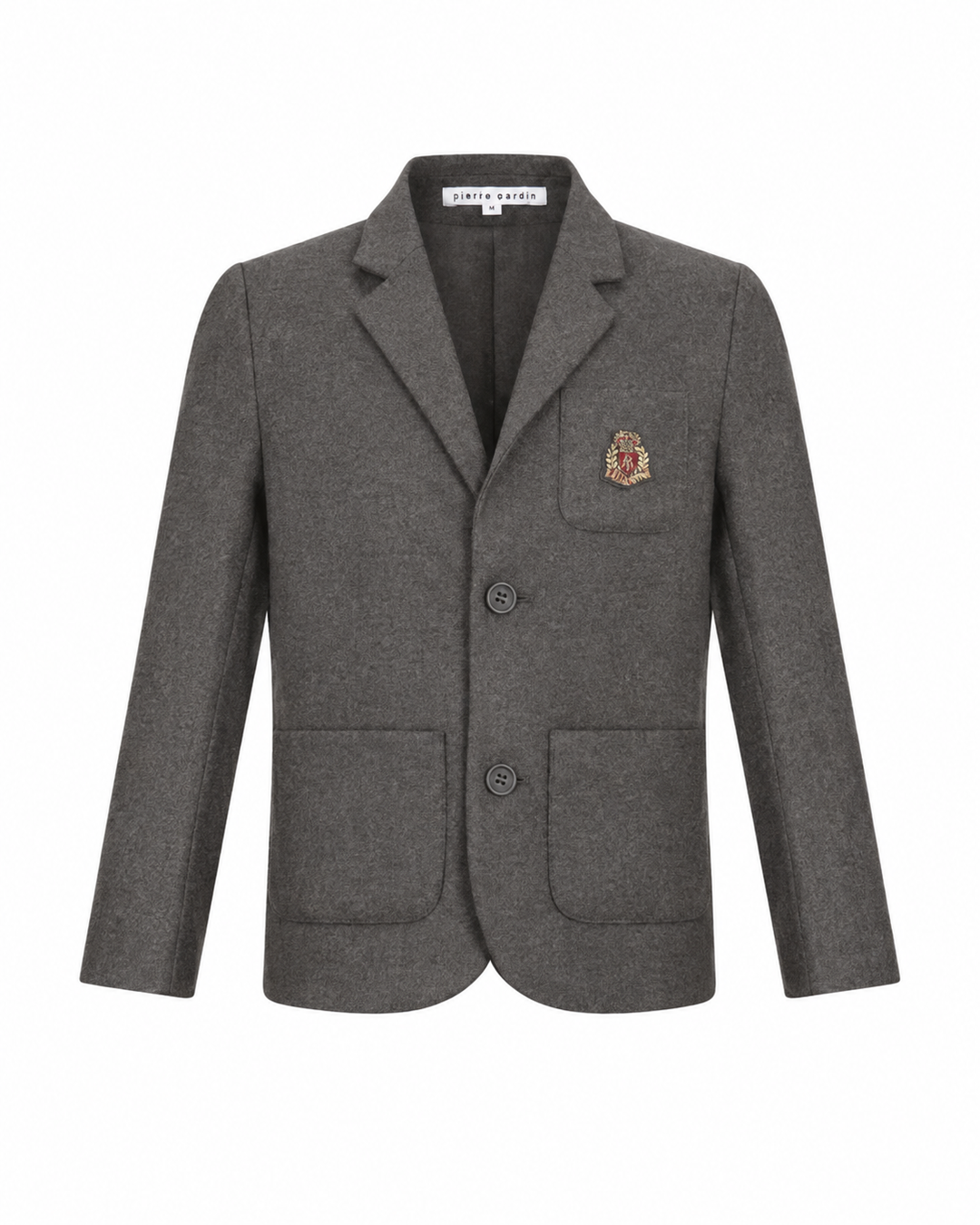 blazer crest pocket - grey