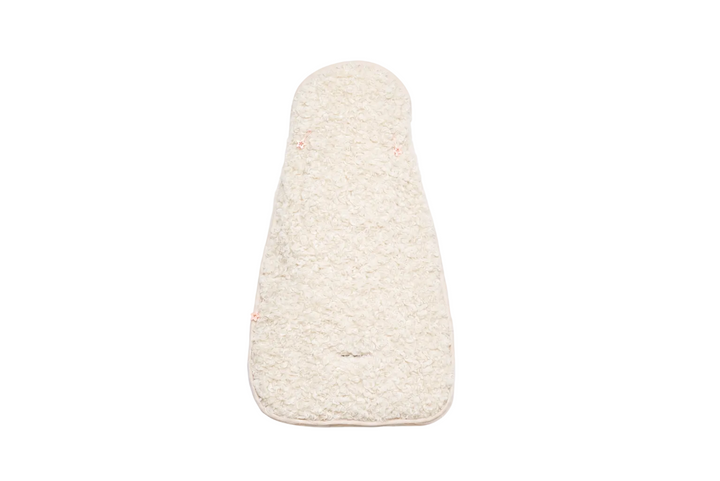 bunting sherpa toggle wrap - cream