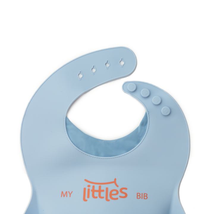 littles bib - blue
