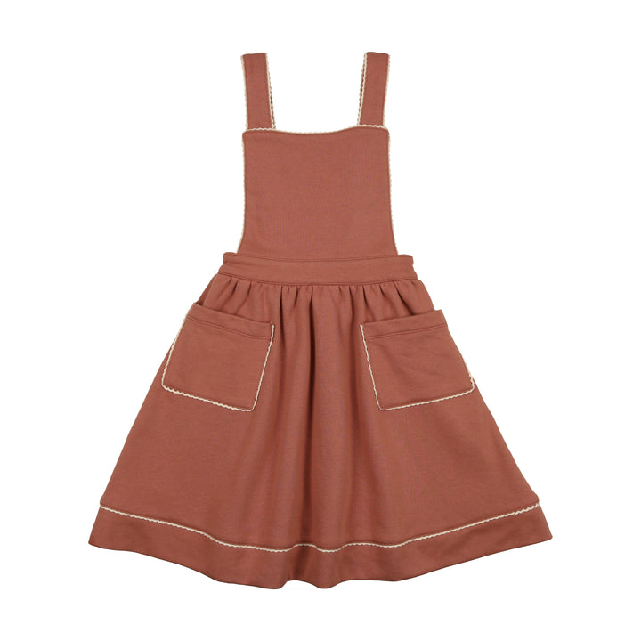 dress suspender french terry - mulberry