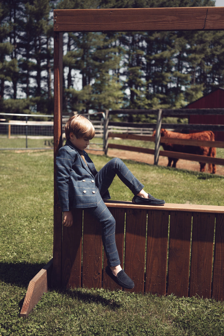 pants wool plaid - multi
