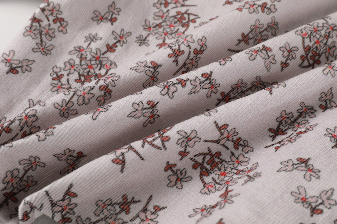 shirt l/s floral courdroy - floral