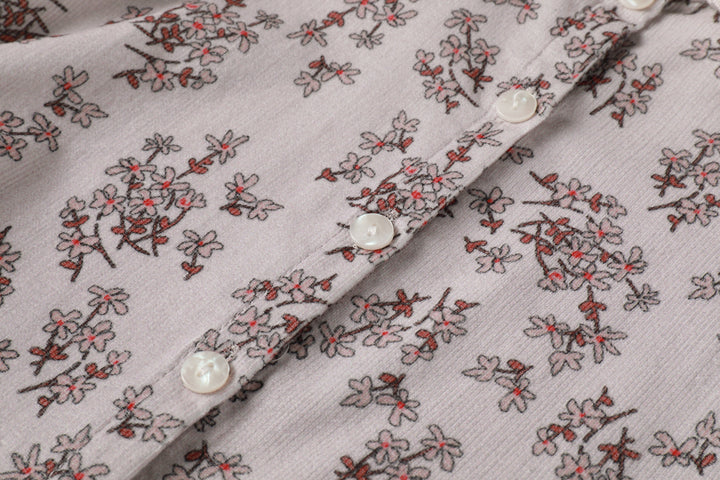 shirt l/s floral courdroy - floral