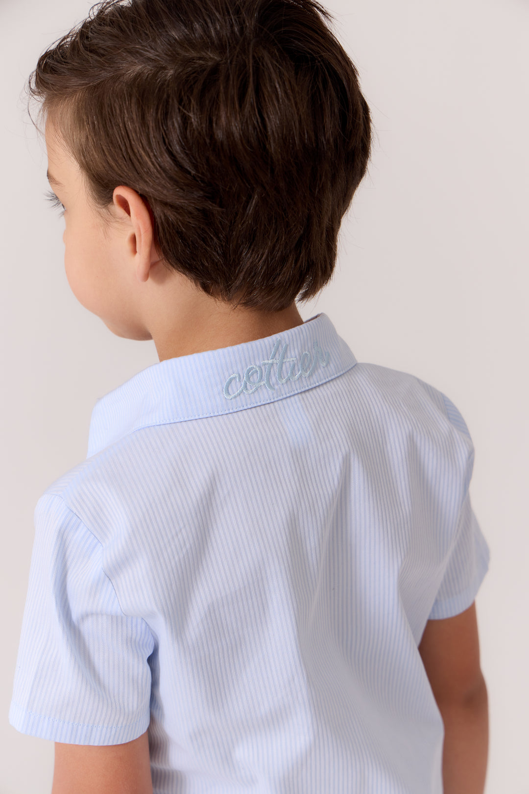 shirt s/s striped - blue