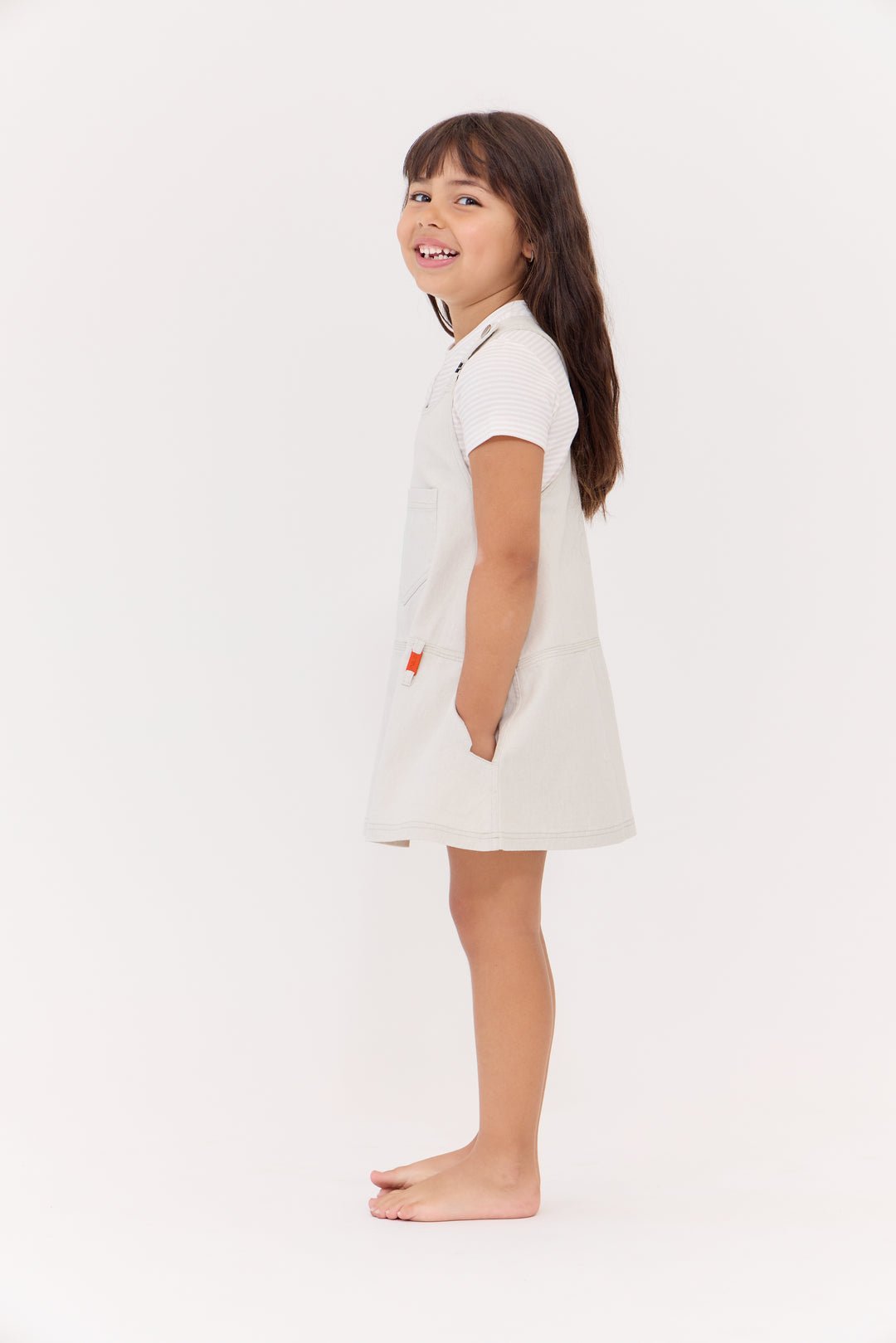 dress jumper kangaroo pocket - natural