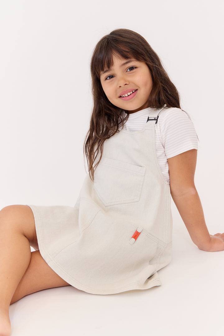 dress jumper kangaroo pocket - natural
