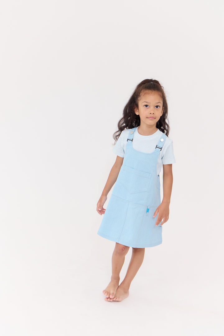 dress jumper kangaroo pocket - blue
