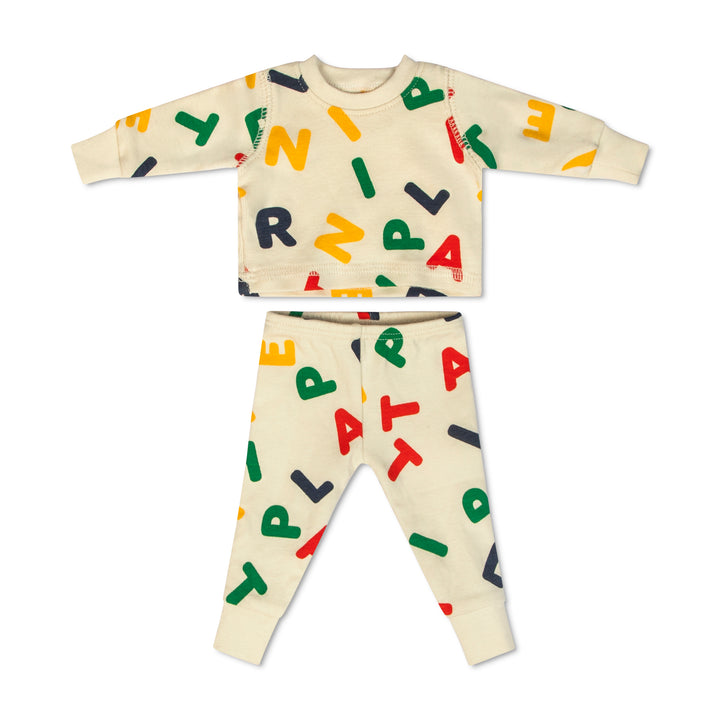 lp alphabet pj - ivory