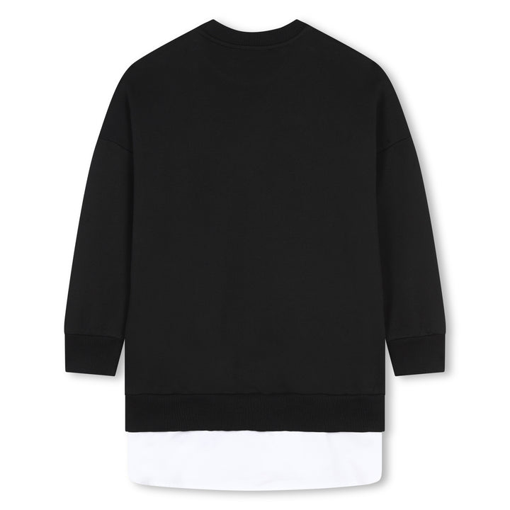 dress sweat logo with shirt bottom - black-09