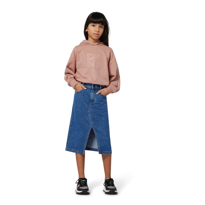 top l/s stitched logo hoodie - powder-47x