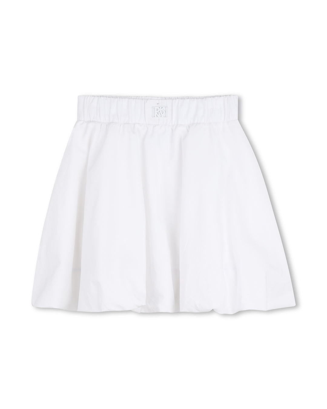 skirt bubble hem - white-10p