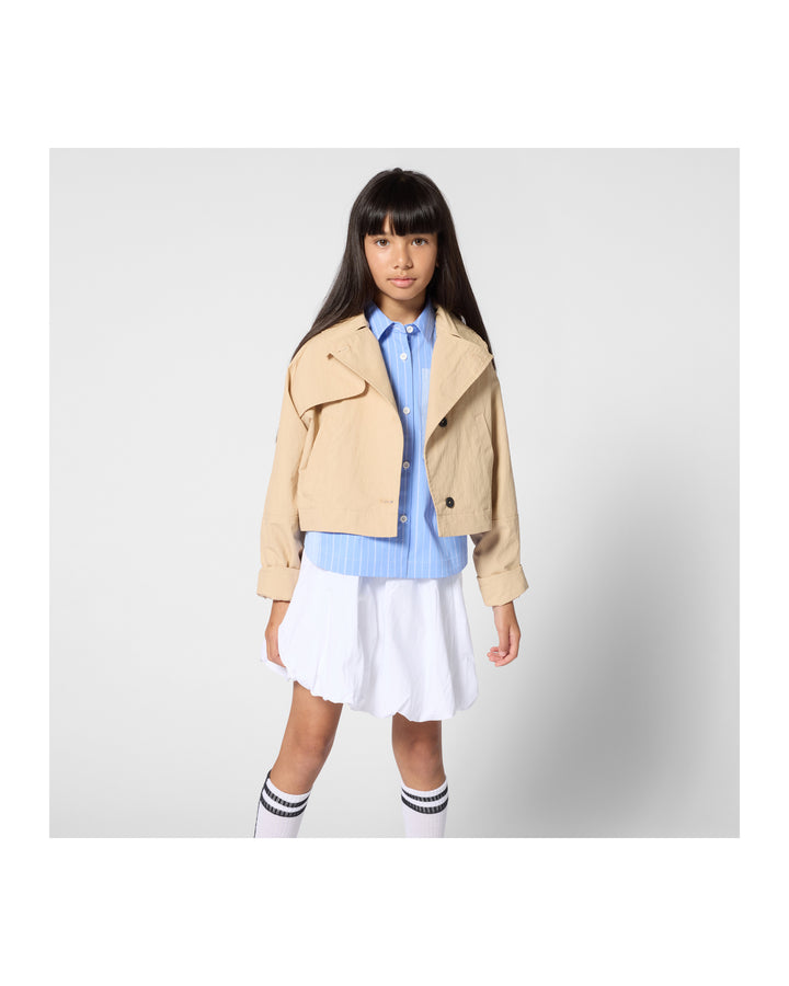 skirt bubble hem - white-10p