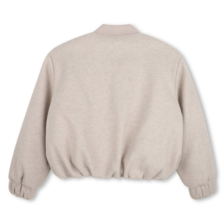 jacket wool bomber style - chine beige-c10